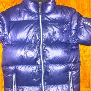 Navy blue Marmot coat boys  10/12